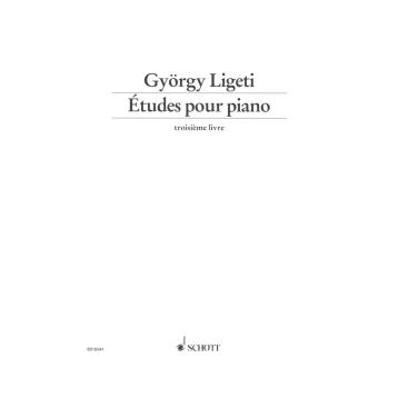 Gyrgy Ligeti tudes pour piano: troisième livre