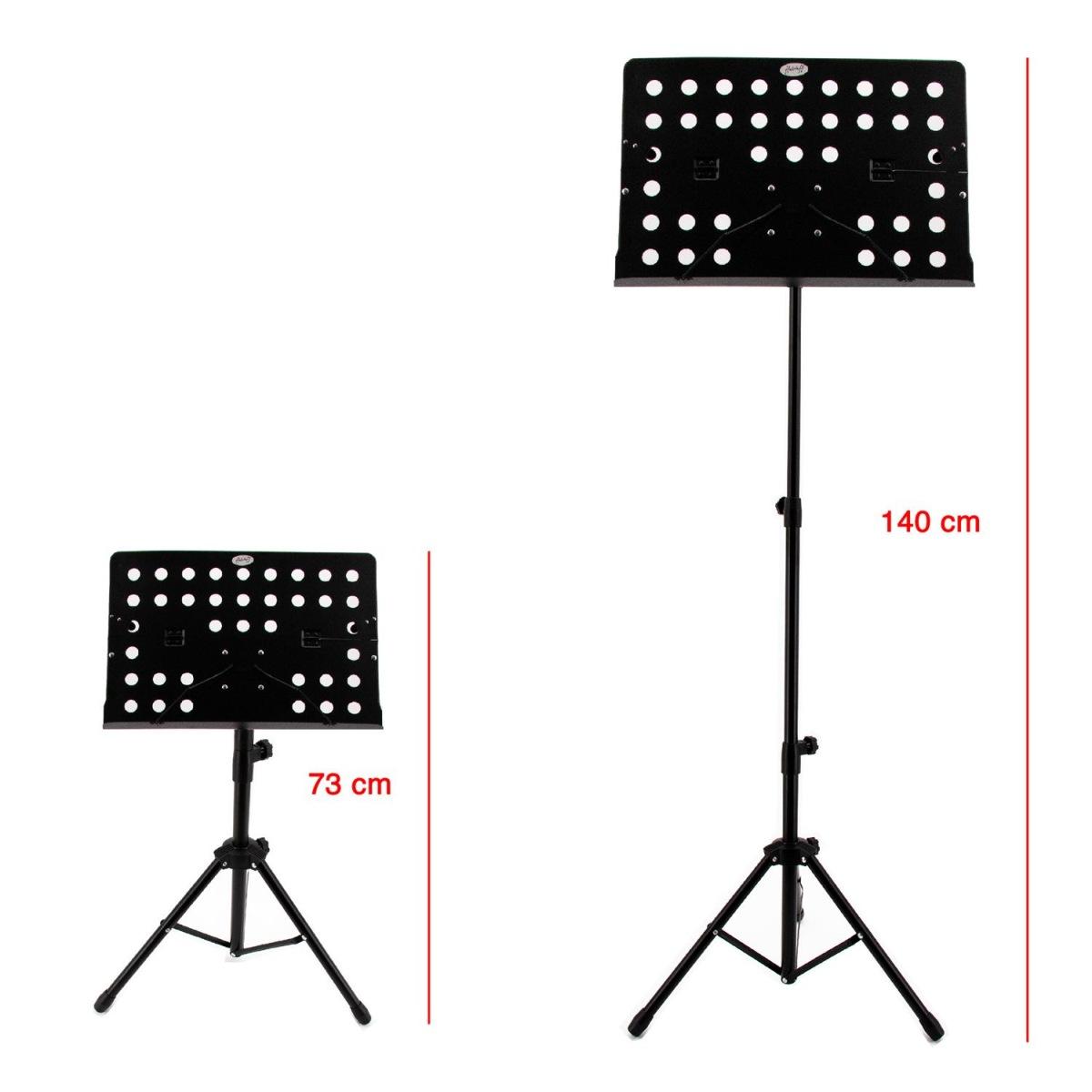 ffalstaff Leggio da Orchestra con Piano Richiudibile in Metallo Forato (con borsa)