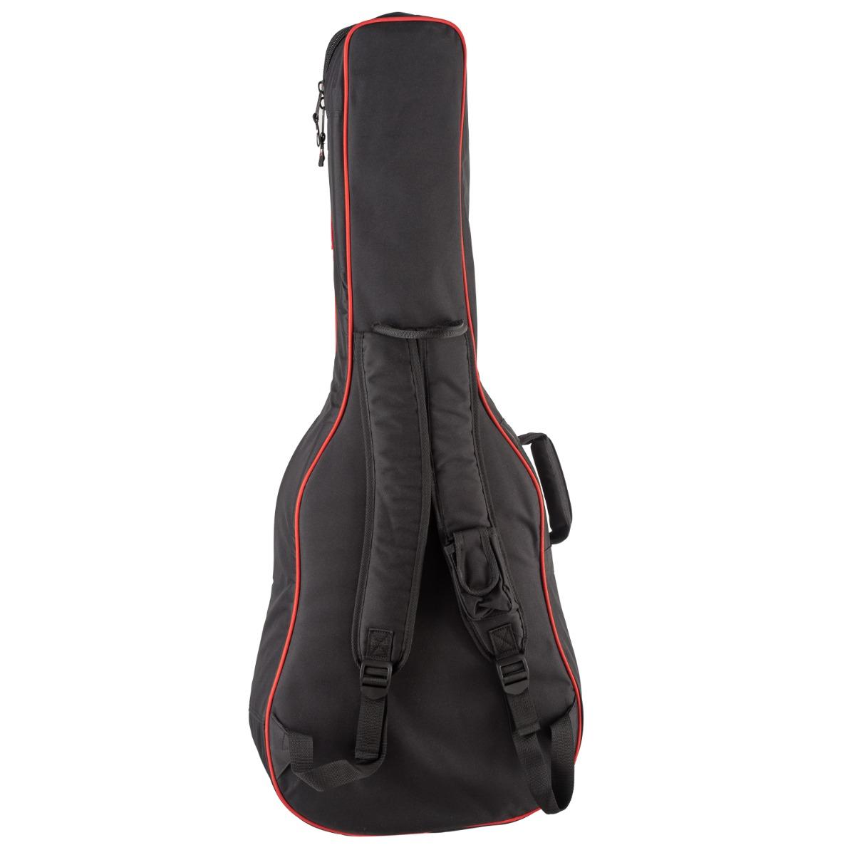 EK FGA30RD Borsa imbottita 30 mm bordo rosso per Chitarra acustica
