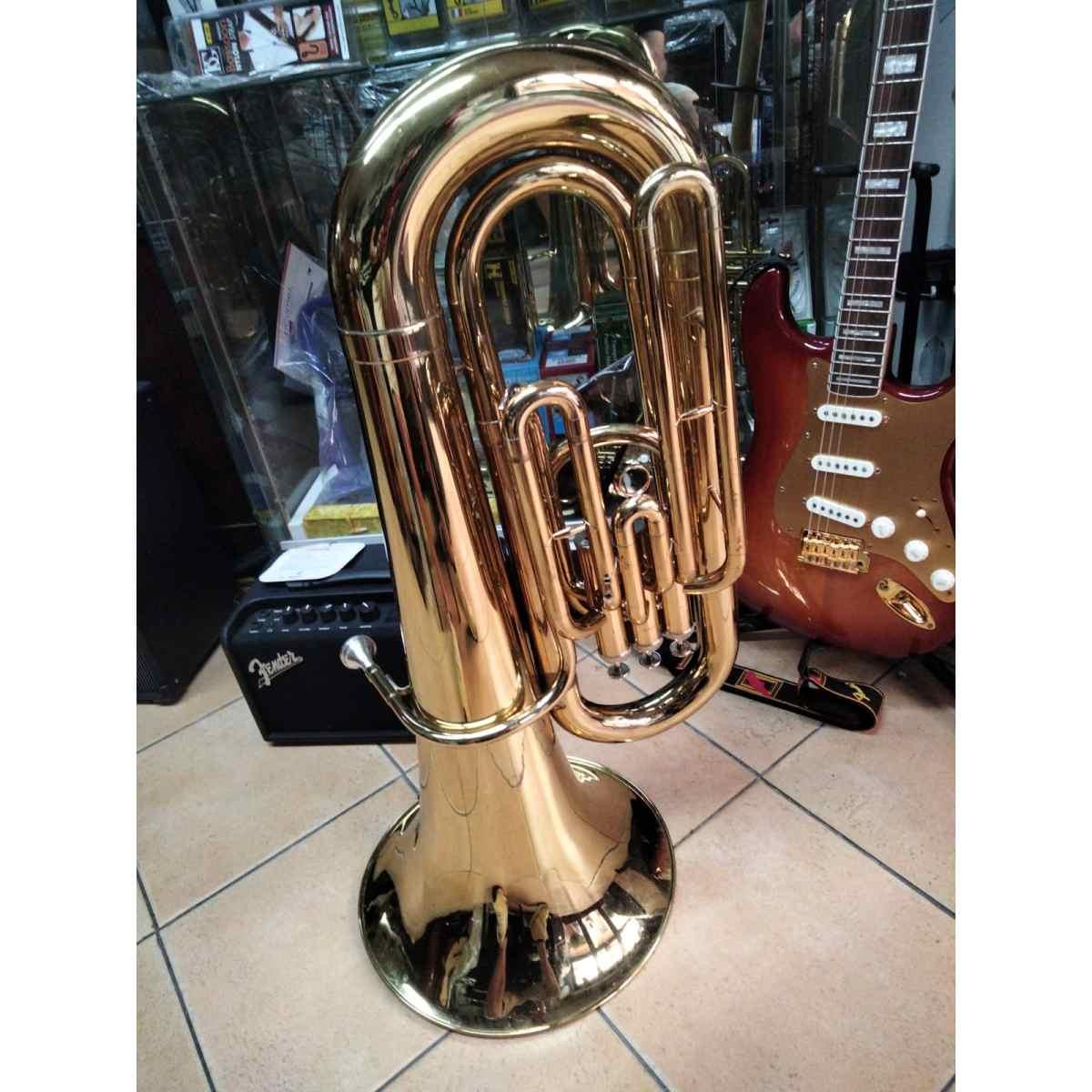 WERIL BASSO TUBA IN MIb 3 PISTONI USATO