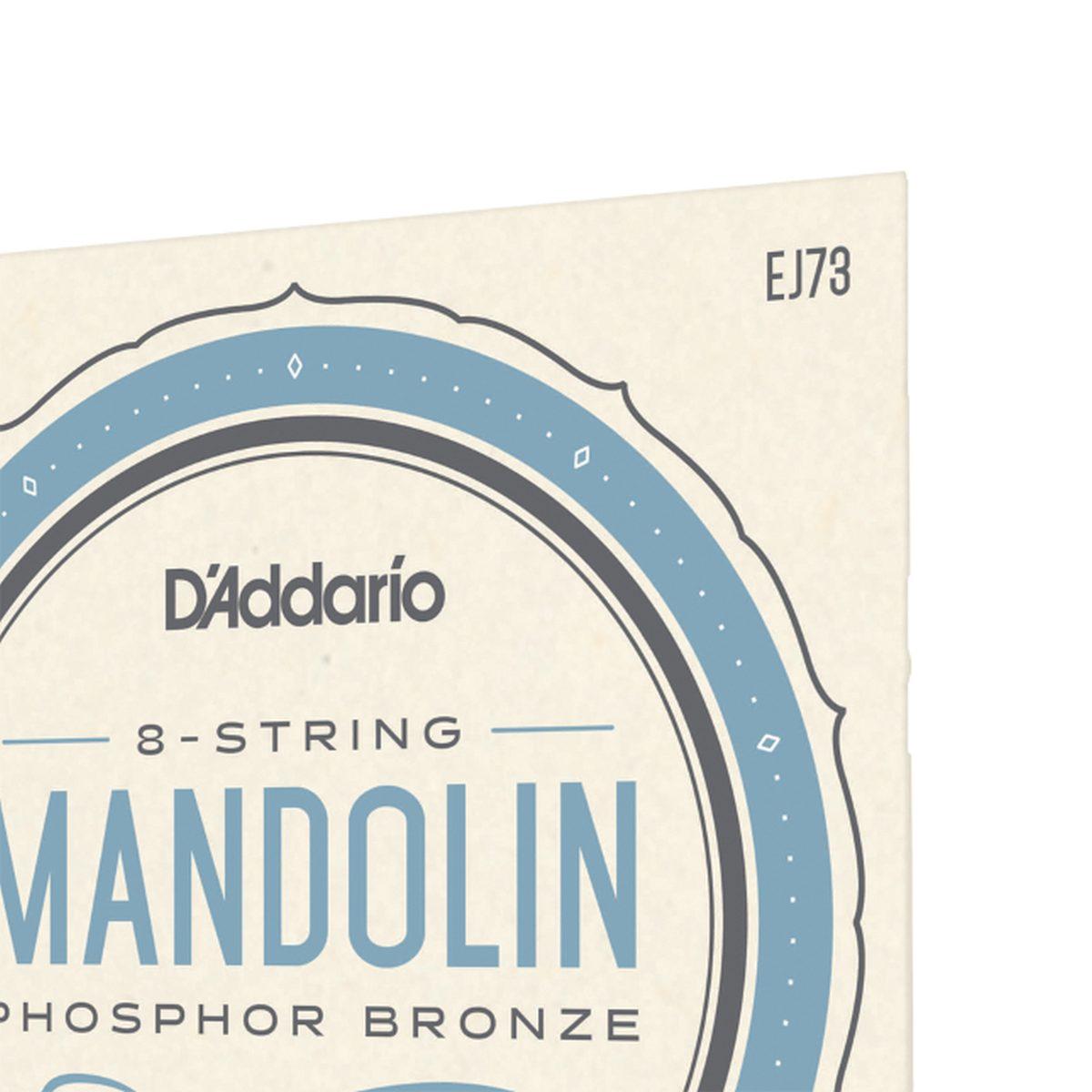 D'ADDARIO EJ73 Muta Mandolino 010-38 Light Phosphor Bronze