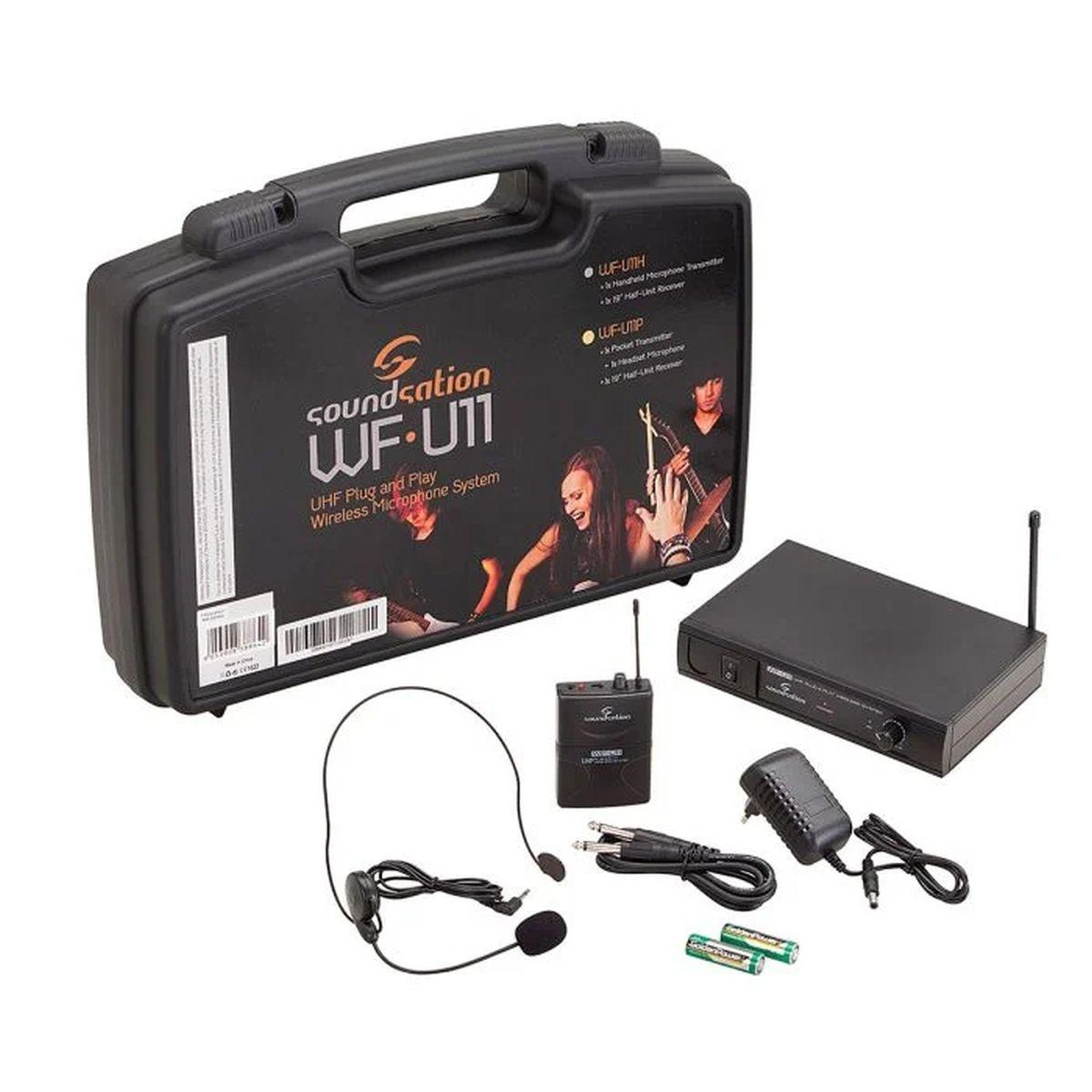Soundsation wf-u11pd radiomicrofono  archetto uhf