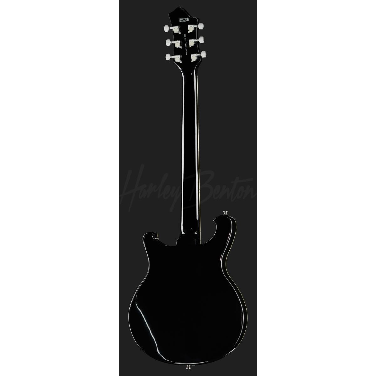 Harley Benton RB-600BK Chitarra Semiacustica Classic Serie