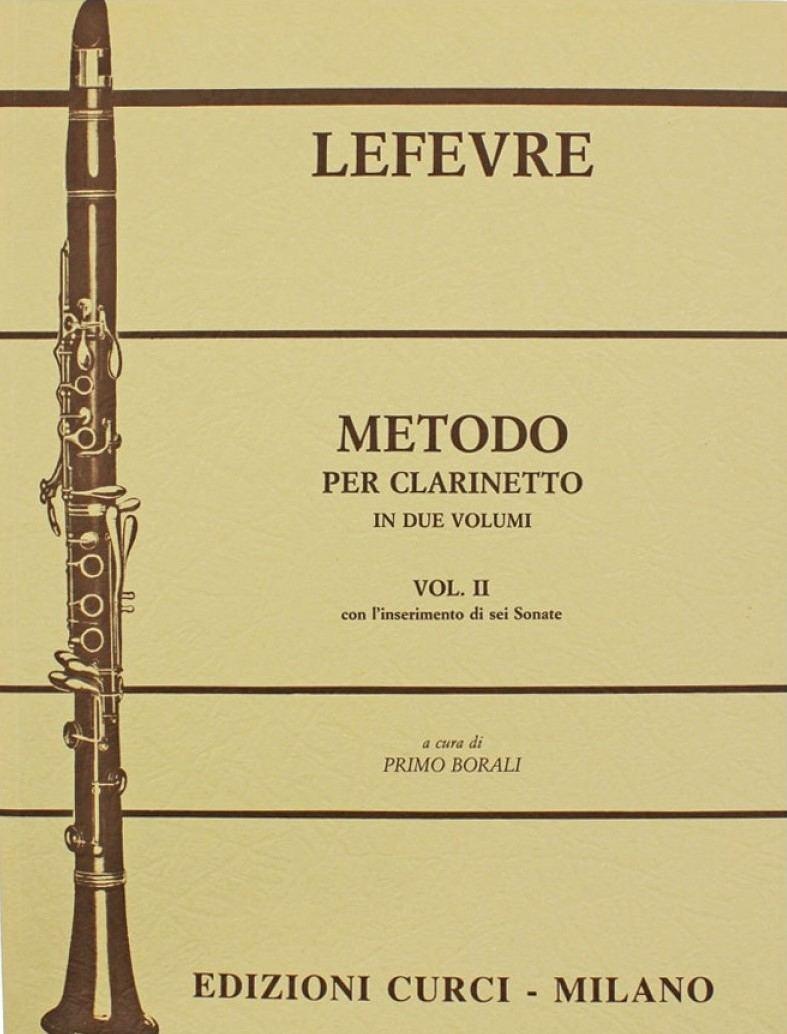 Curci lefevre metodo per clarinetto vol 2
