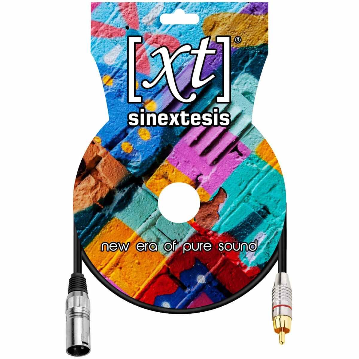 SINEXTESIS Cavo XLR Maschio - RCA 3 mt
