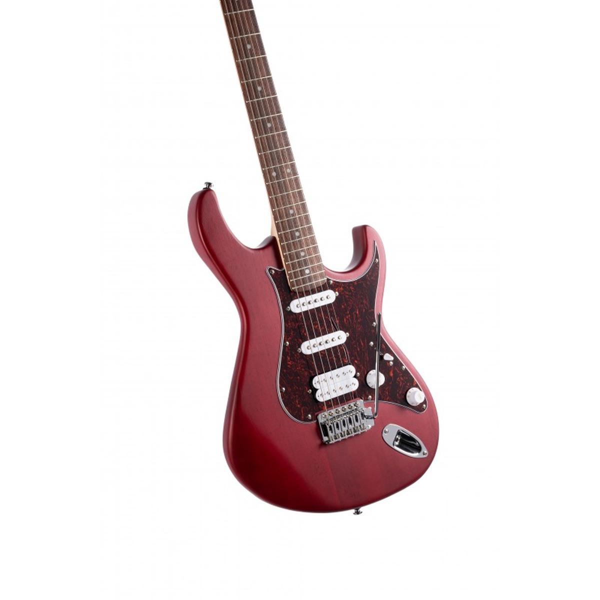CORT G110 OPBC Chitarra Elettrica Solid-Body Open Pore Black Cherry
