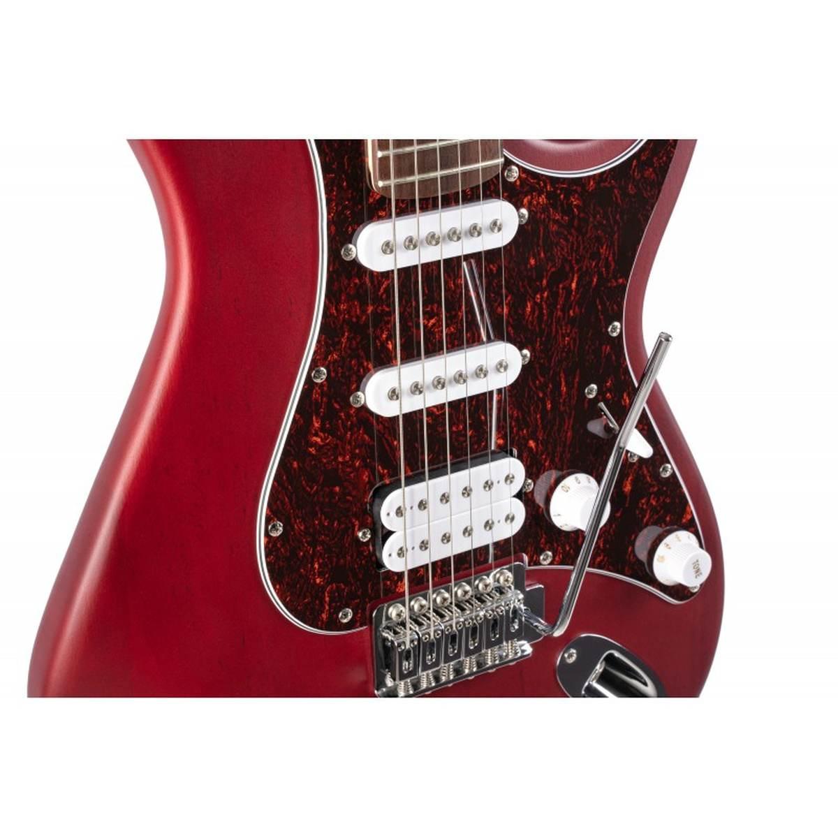 CORT G110 OPBC Chitarra Elettrica Solid-Body Open Pore Black Cherry