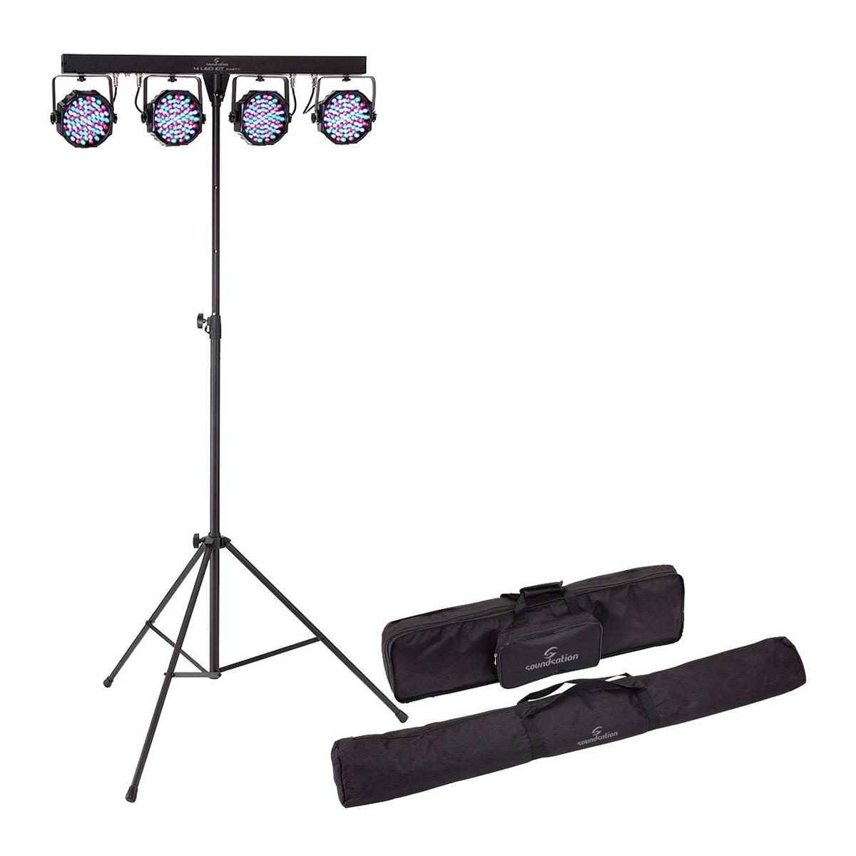 Soundsation 4LEDKIT-PARTY 2 - Kit Luci Par a Led RGB completo