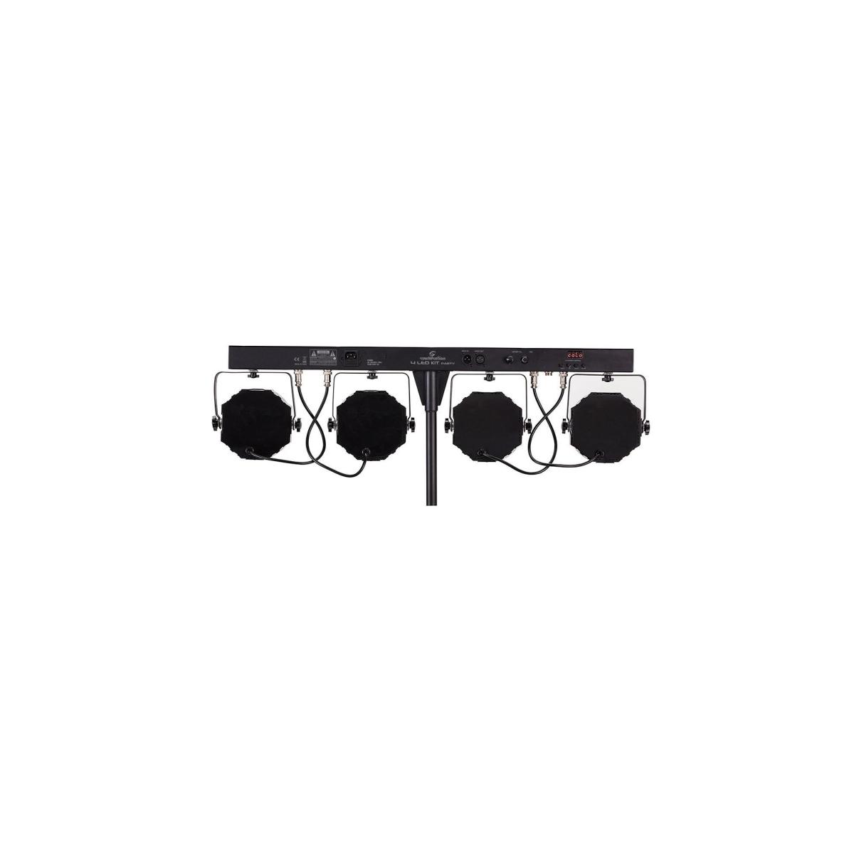 Soundsation 4LEDKIT-PARTY 2 - Kit Luci Par a Led RGB completo