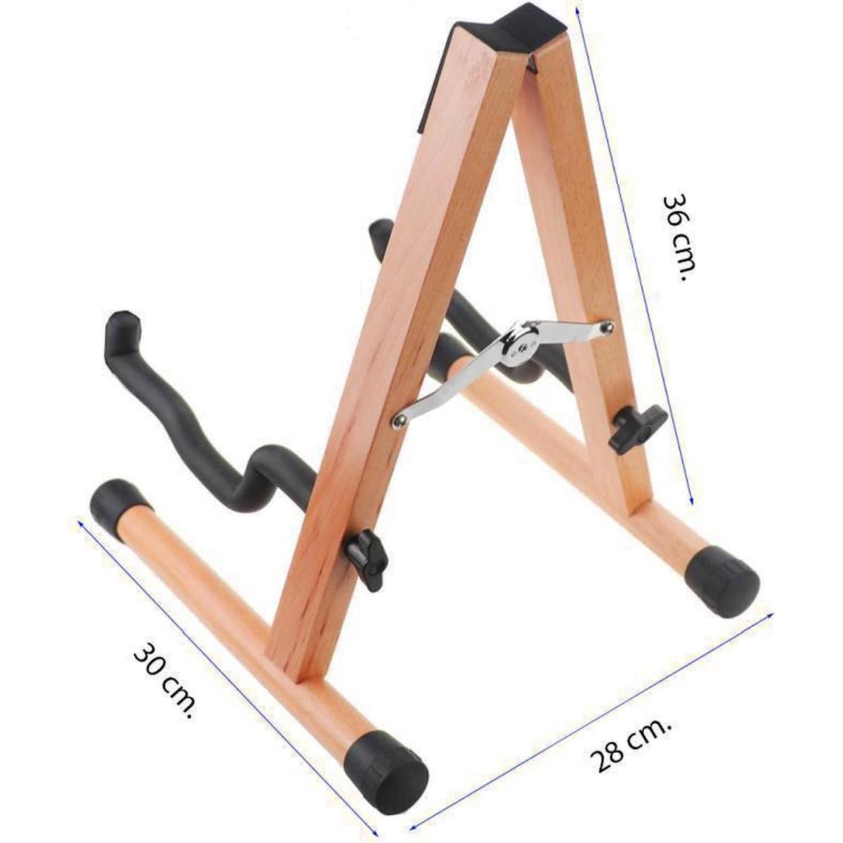 ffalstaff Supporto Portatile in legno per Chitarra