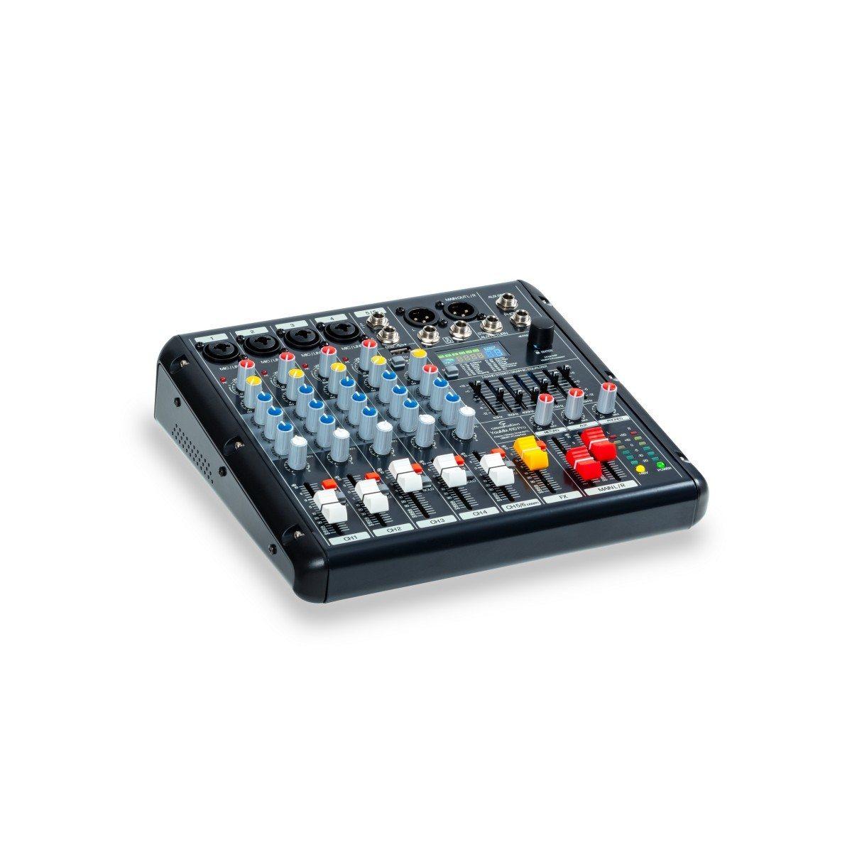 Soundsation YOUMIX 410 PRO - Mixer a 6 , Effetto 24 bit con 99 Preset, interfaccia PC