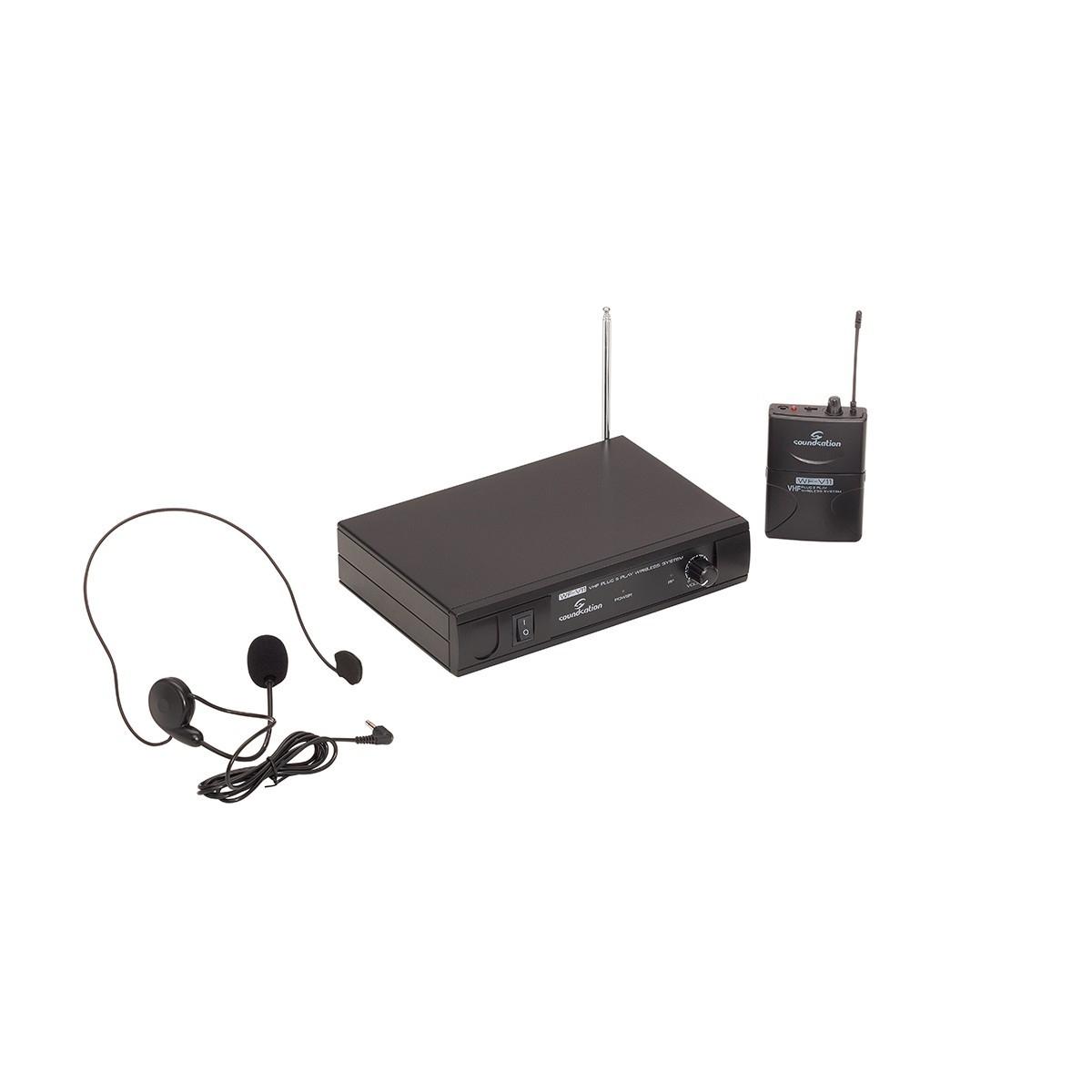 SOUNDSATION WF-V11PD RADIOMICROFONO. VHF  BODYPACK + HEADSET 209.80MHz